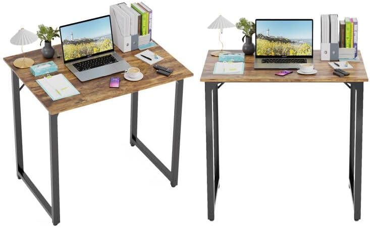 47 inch Computer Desk Gaming Desk Multi-Function Writing Table Student Art Modren Simple Style PC Wood and Metal Desk Workstation, Black