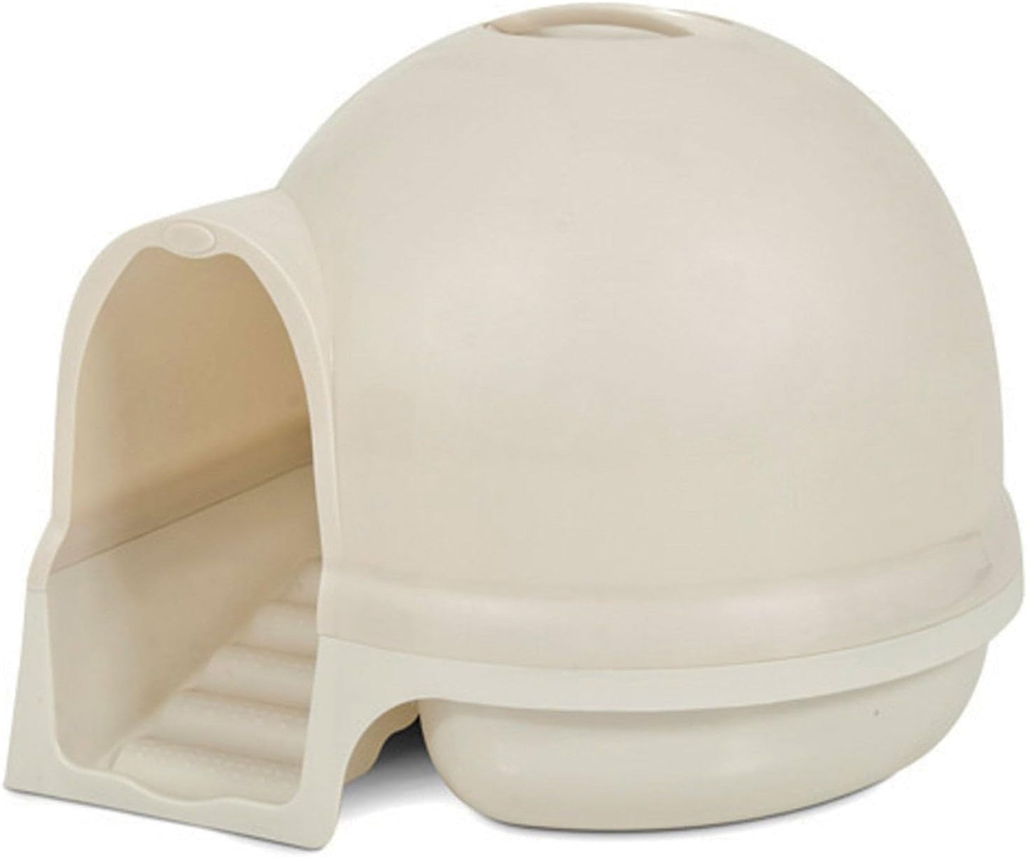 Cat Litter Box Dome (Made in the USA with 95% Recycled Materials)- Titanium, Made in USA
