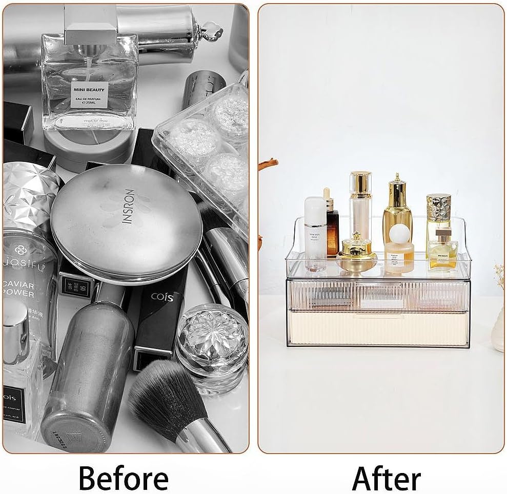 Makeup Organizer Countertop Large Cosmetic Display Cases Cosmetic Organizer Skin care Organizer