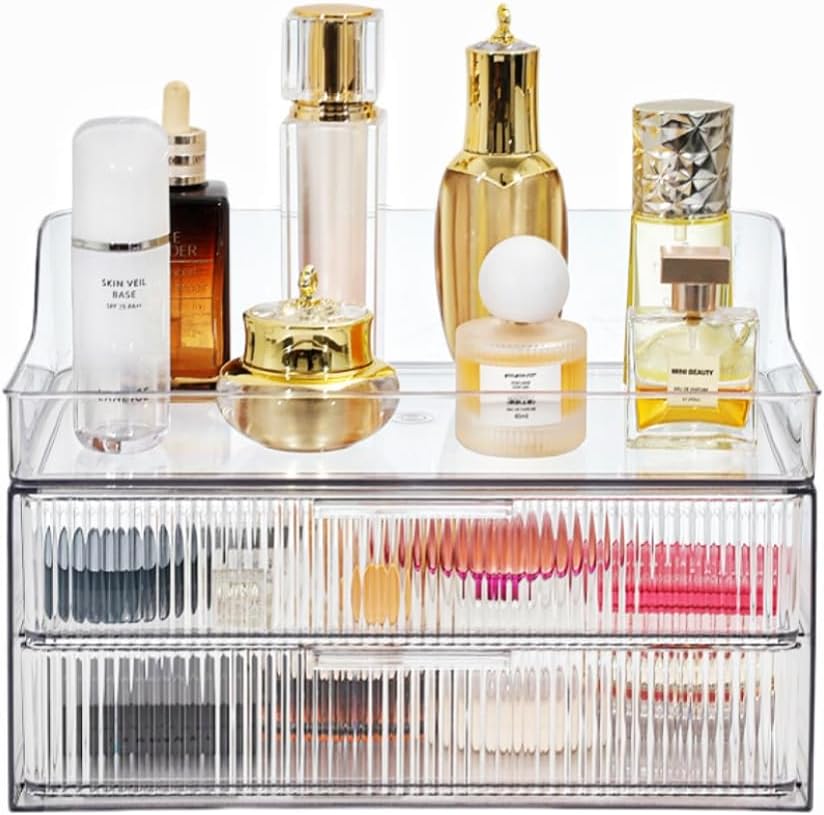 Makeup Organizer Countertop Large Cosmetic Display Cases Cosmetic Organizer Skin care Organizer