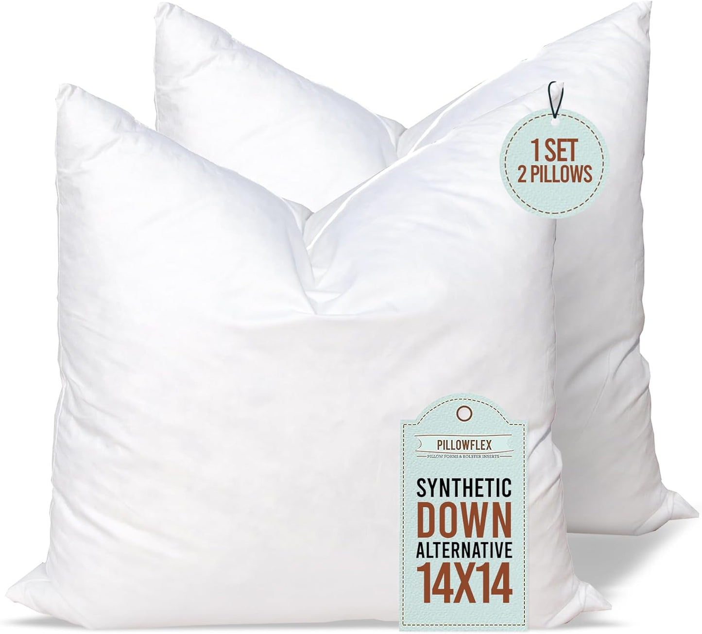 Synthetic Down Pillow Insert - 18x28 Down Alternative Pillow, Ultra Soft, Large Rectangle, Lumbar, Back, Sofa, Sleeping Pillow - 1 Decorative Pillow Form