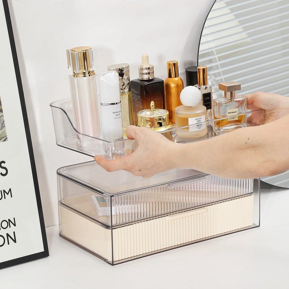 Makeup Organizer Countertop Large Cosmetic Display Cases Cosmetic Organizer Skin care Organizer