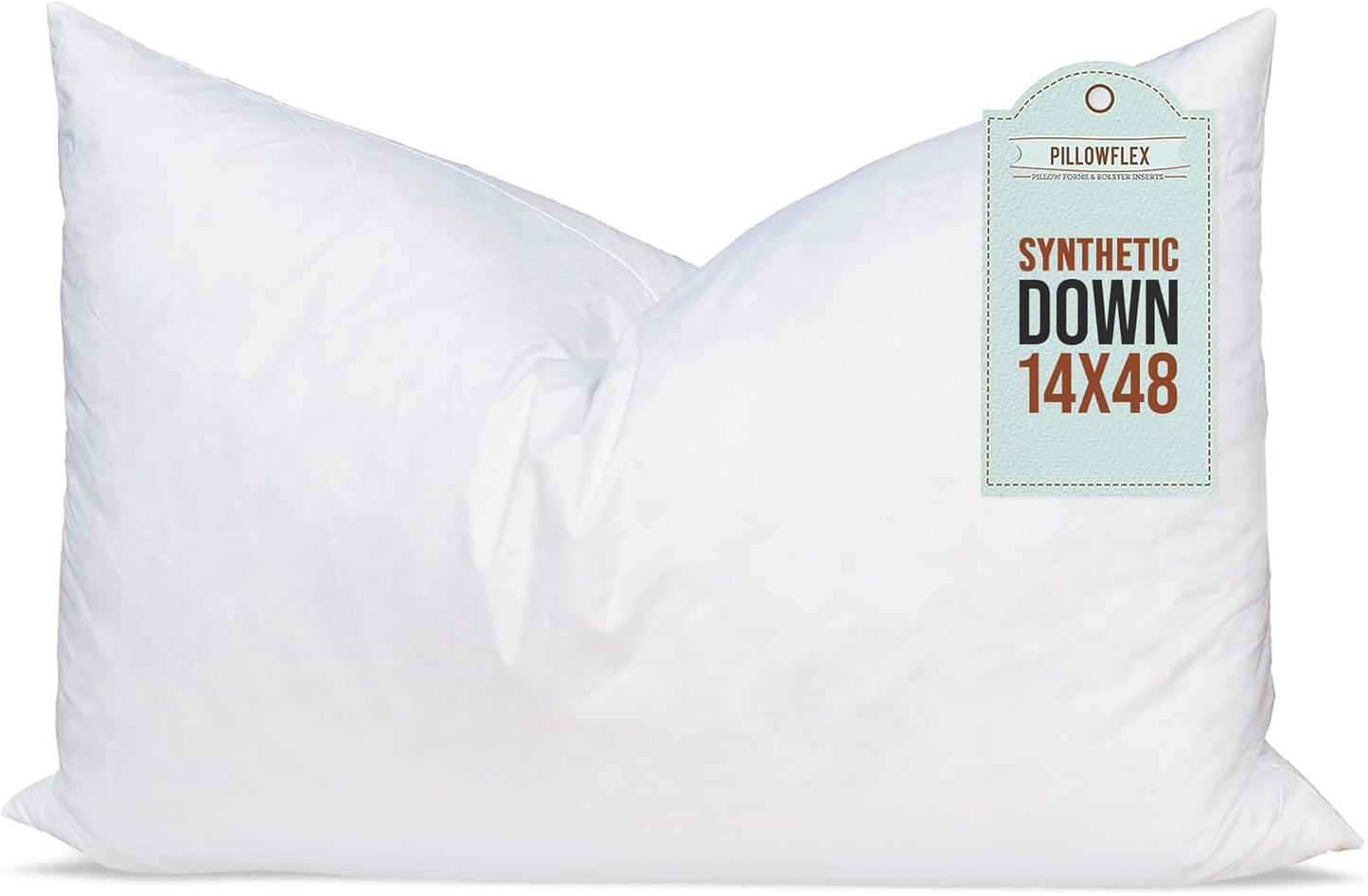 Synthetic Down Pillow Insert - 18x28 Down Alternative Pillow, Ultra Soft, Large Rectangle, Lumbar, Back, Sofa, Sleeping Pillow - 1 Decorative Pillow Form