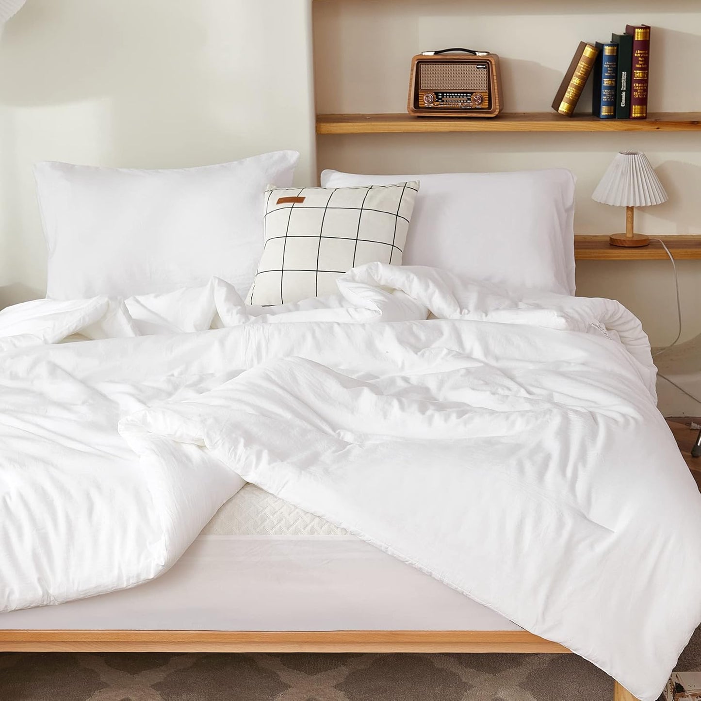King Size Comforter Set Sage Green, 3 Pieces Lightweight Solid Comforter King Size, All Season Fluffy Down Alternative Comforter Bed Set Quilt Blanket