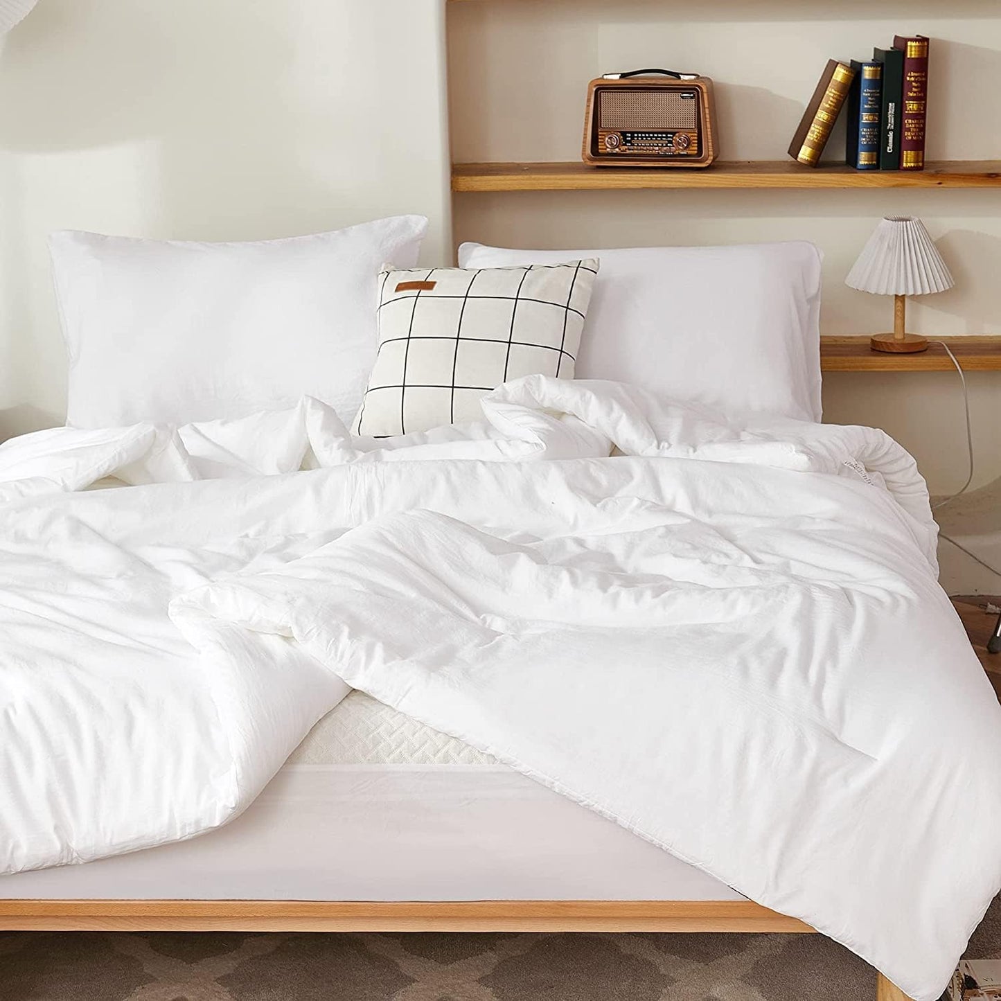 King Size Comforter Set Sage Green, 3 Pieces Lightweight Solid Comforter King Size, All Season Fluffy Down Alternative Comforter Bed Set Quilt Blanket