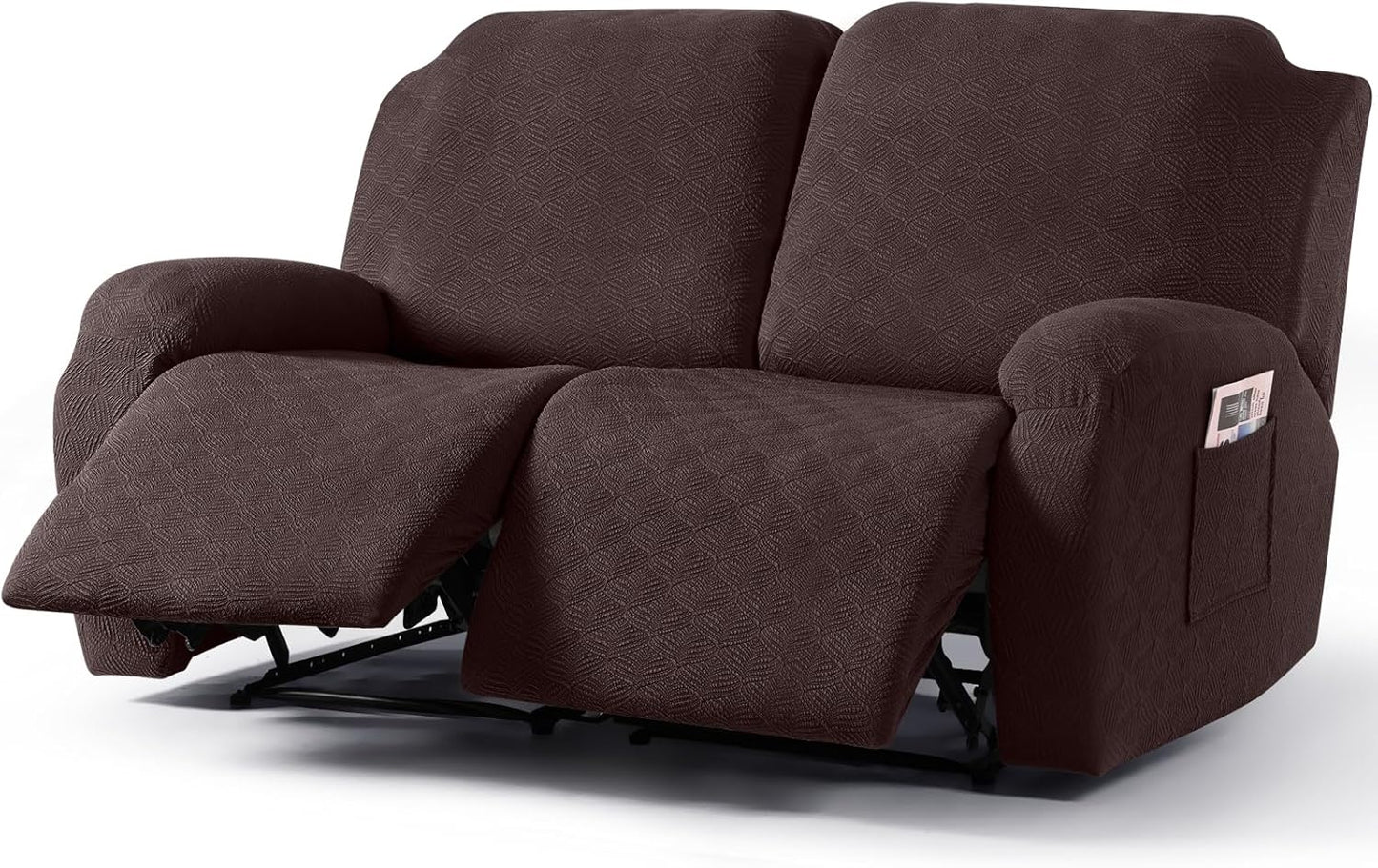 Recliner Covers Recliner Chair Covers Reclining Couch Covers Sofa Slipcovers Stretch Soft Washable (Single-Seater, Cream)