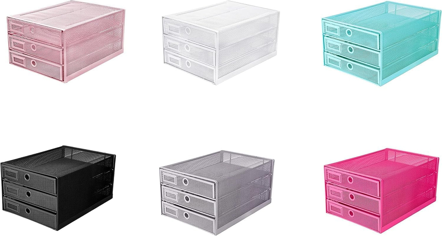 Paper Sorter 3 Tier Drawers A4 / Multifunctional Desk Organiser/Letter Tray - Documents, Magazines, Notebooks and Letters