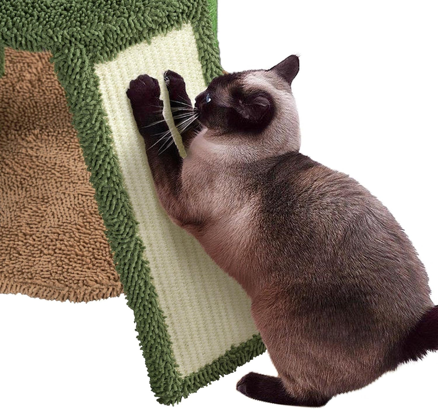 Cactus Cat Tree, 42in Cat Tower for Indoor Cats, Multi Level Cat Condo Scratching Post, Cat Activity Center Pet Furniture w/Ball, Plush Perch, Platform, Basket