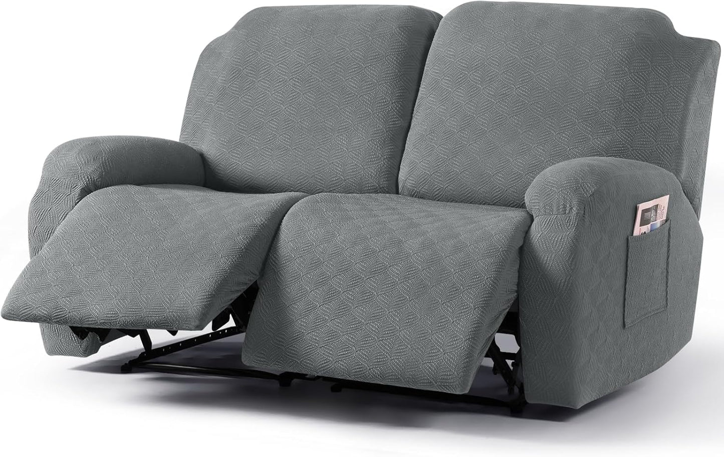 Recliner Covers Recliner Chair Covers Reclining Couch Covers Sofa Slipcovers Stretch Soft Washable (Single-Seater, Cream)