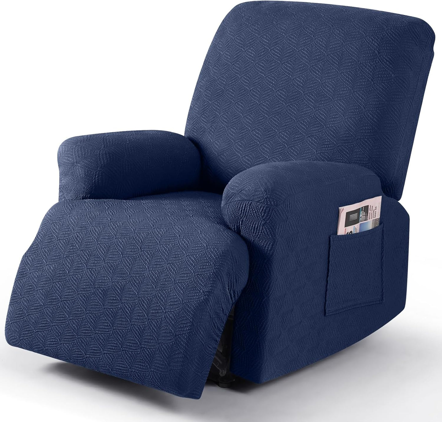 Recliner Covers Recliner Chair Covers Reclining Couch Covers Sofa Slipcovers Stretch Soft Washable (Single-Seater, Cream)