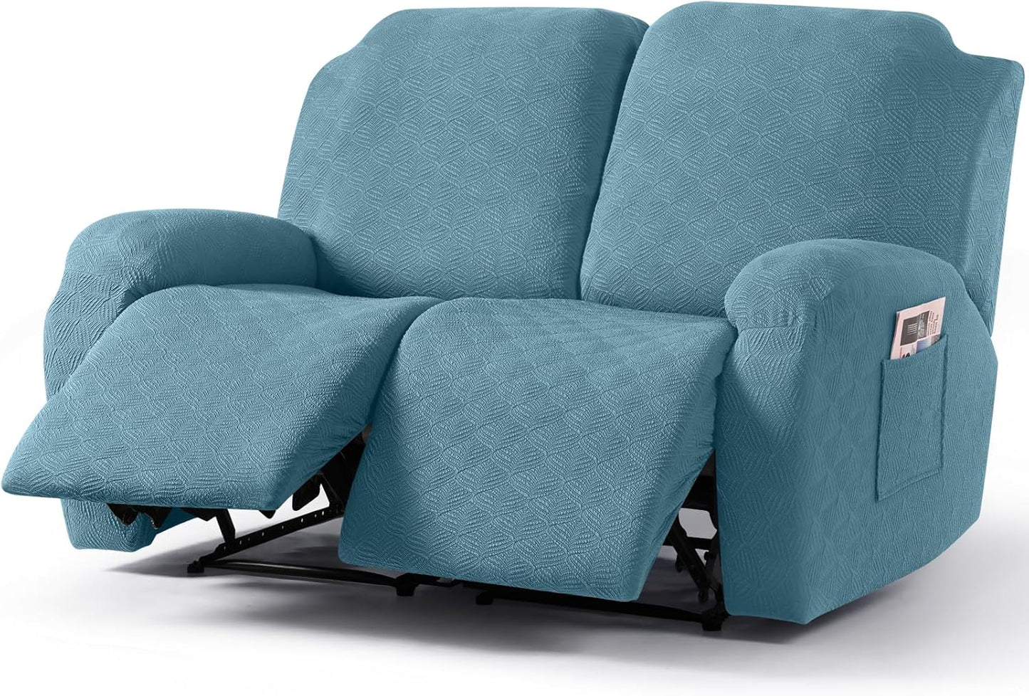 Recliner Covers Recliner Chair Covers Reclining Couch Covers Sofa Slipcovers Stretch Soft Washable (Single-Seater, Cream)