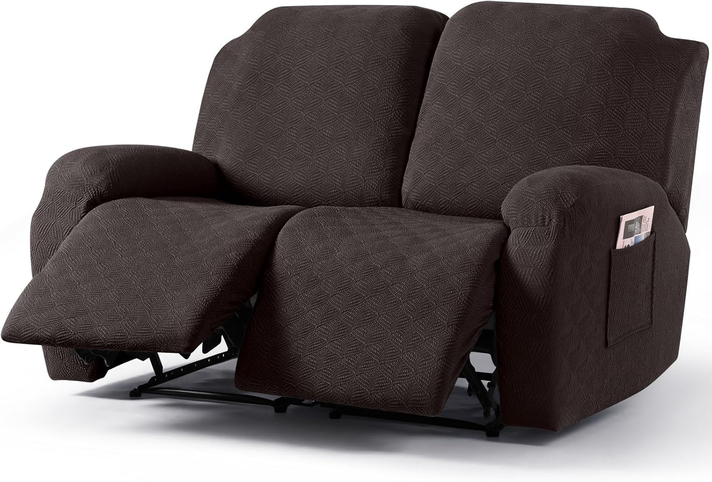 Recliner Covers Recliner Chair Covers Reclining Couch Covers Sofa Slipcovers Stretch Soft Washable (Single-Seater, Cream)