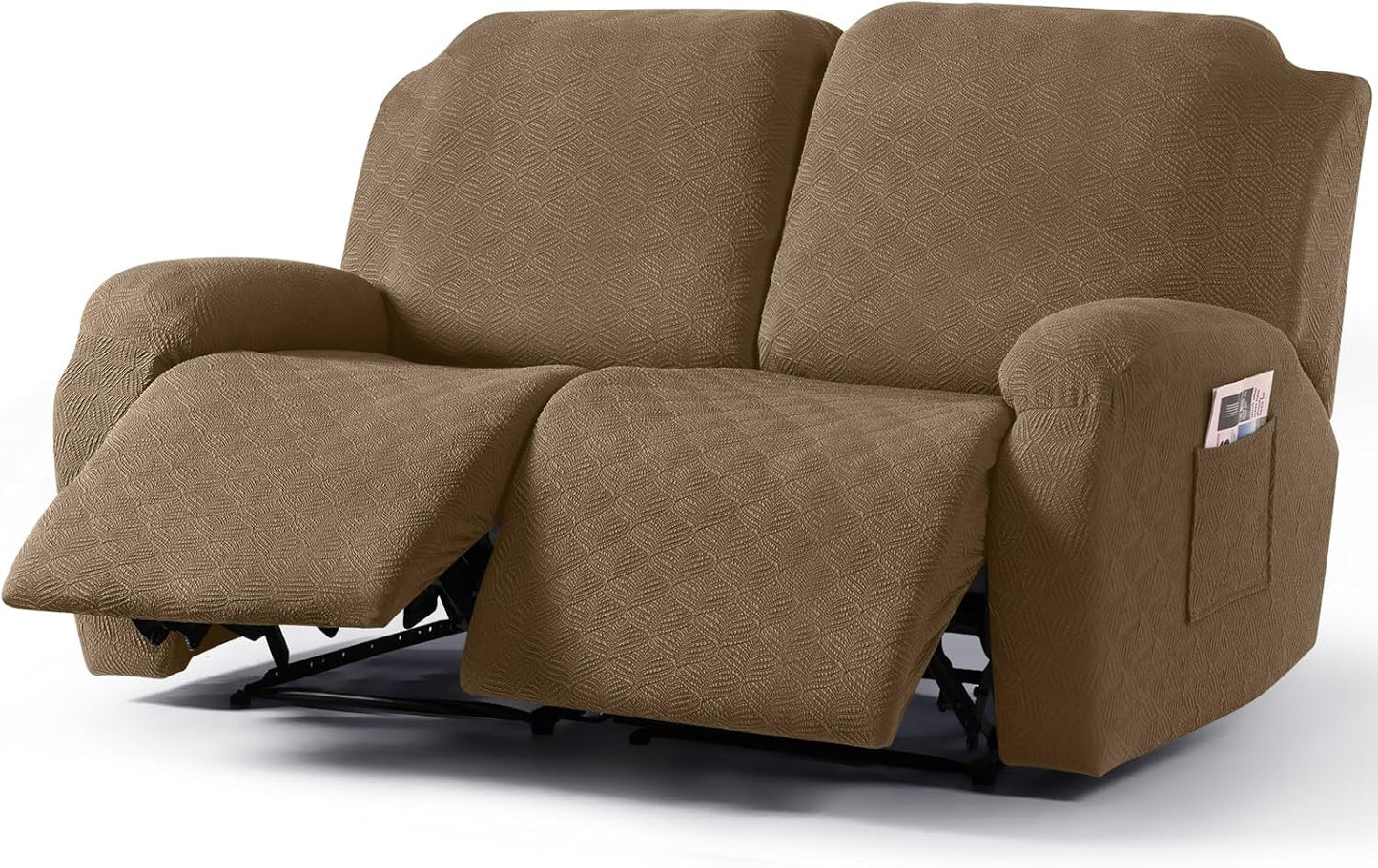 Recliner Covers Recliner Chair Covers Reclining Couch Covers Sofa Slipcovers Stretch Soft Washable (Single-Seater, Cream)