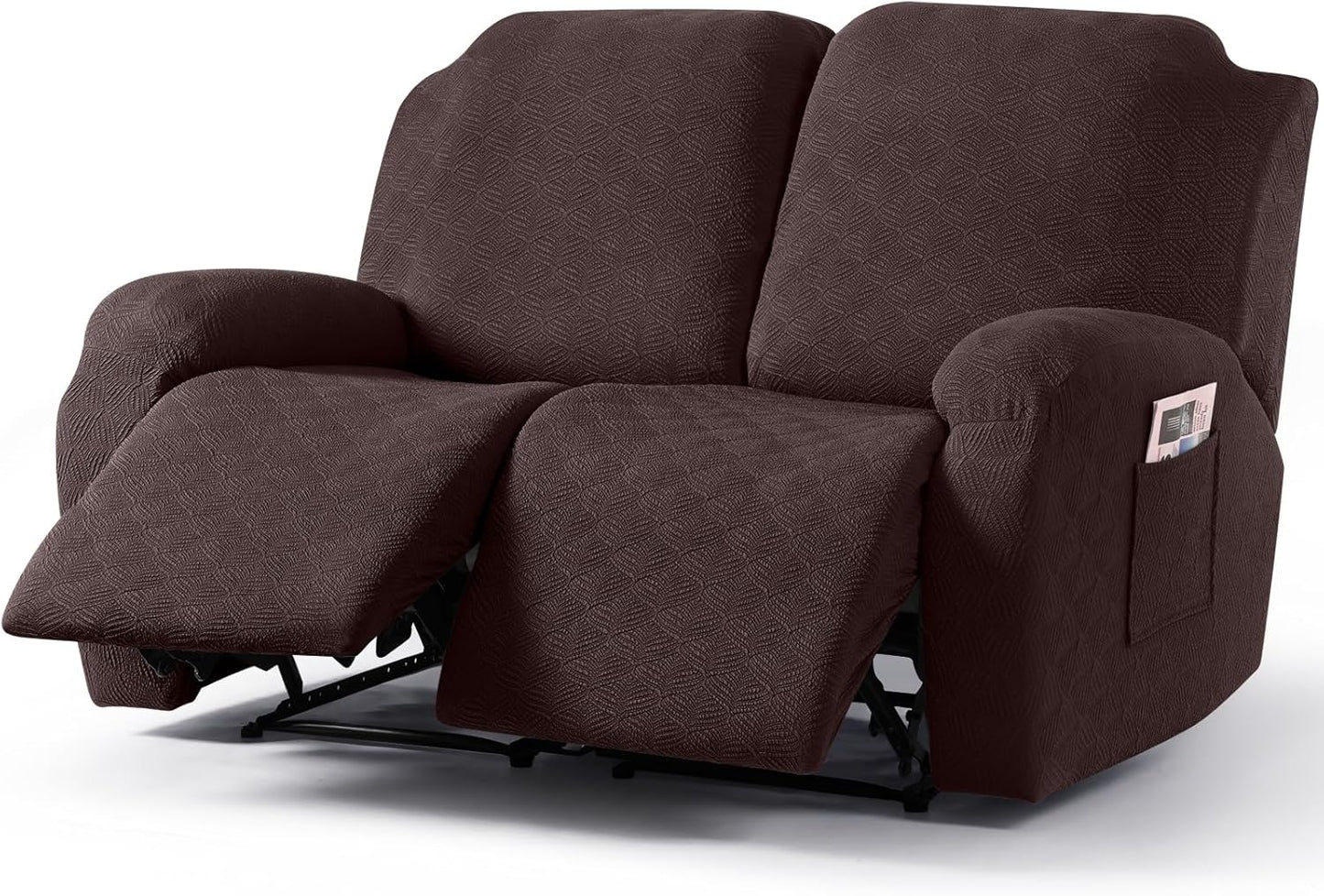 Recliner Covers Recliner Chair Covers Reclining Couch Covers Sofa Slipcovers Stretch Soft Washable (Single-Seater, Cream)