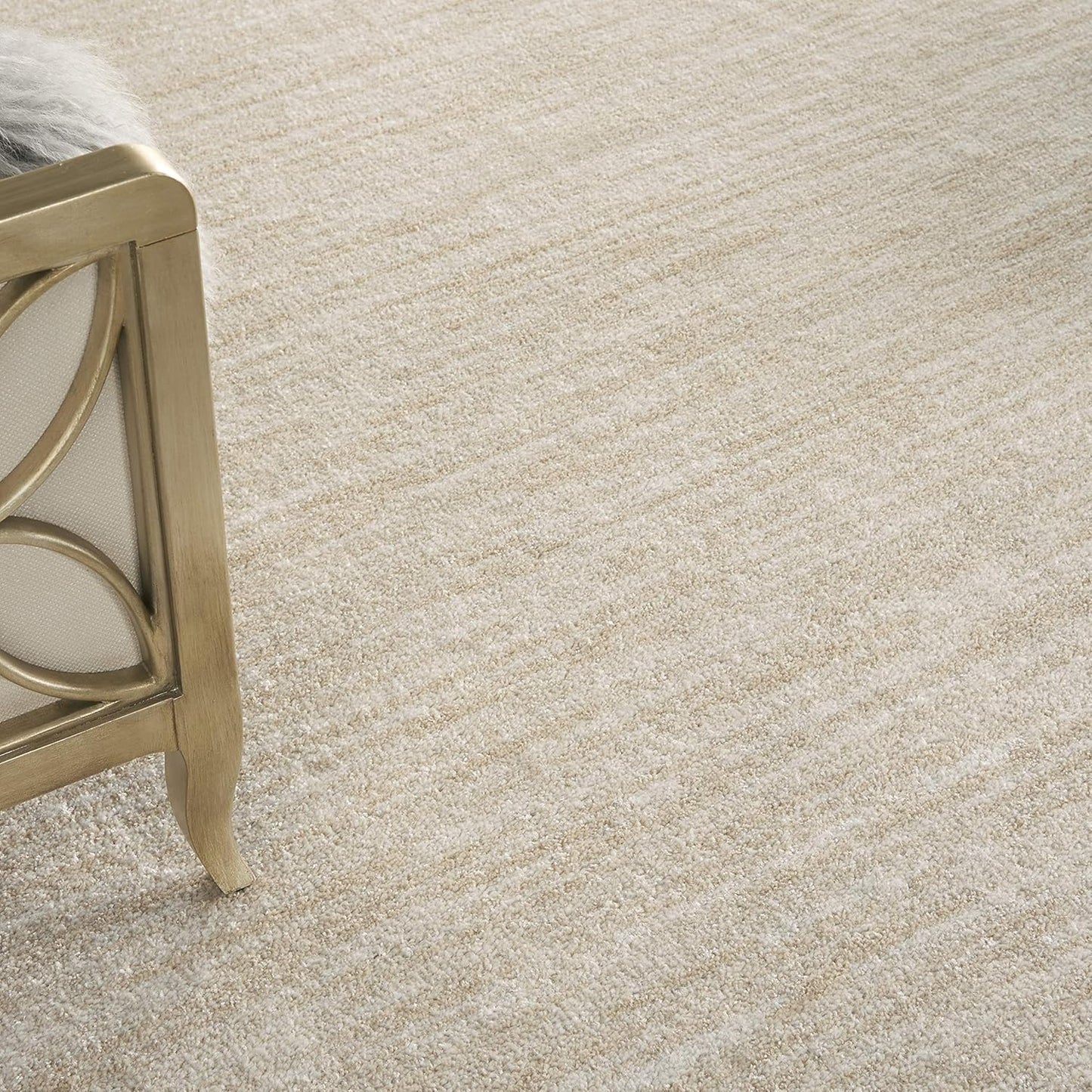 Lndoor/Outdoor Ivory Beige 8' x 10' Area Rug, Easy Cleaning, Non Shedding, Bed Room, Living Room, Dining Room, Backyard, Deck, Patio (8x10)
