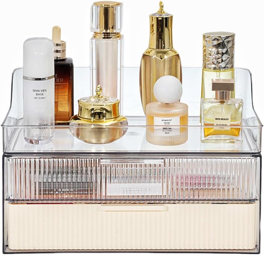 Makeup Organizer Countertop Large Cosmetic Display Cases Cosmetic Organizer Skin care Organizer