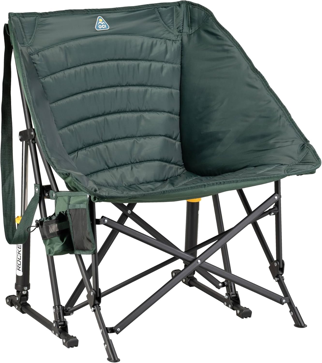 Outdoor Rocking Chair with SunShade Canopy