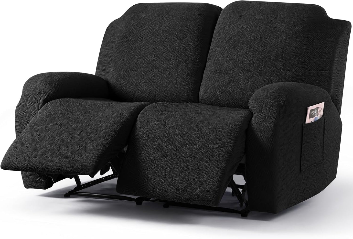 Recliner Covers Recliner Chair Covers Reclining Couch Covers Sofa Slipcovers Stretch Soft Washable (Single-Seater, Cream)