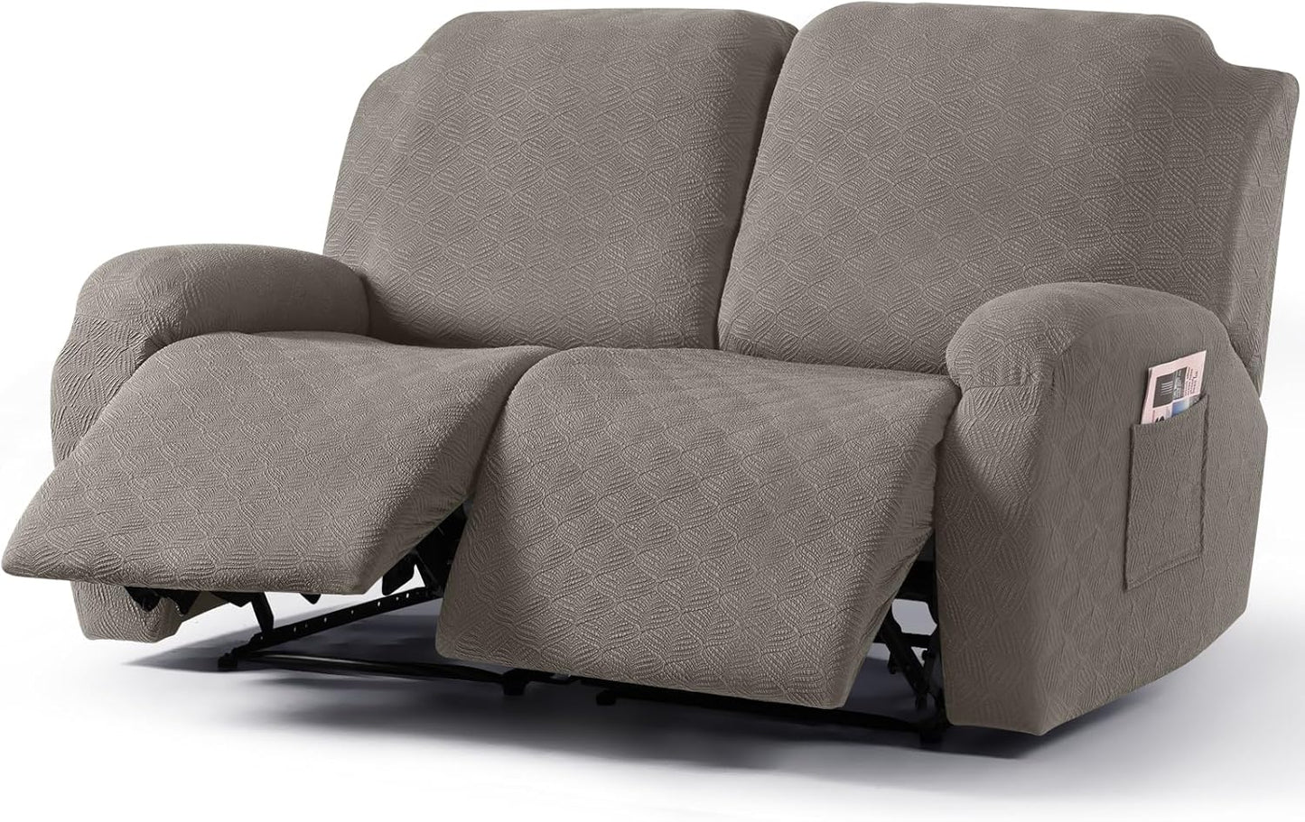 Recliner Covers Recliner Chair Covers Reclining Couch Covers Sofa Slipcovers Stretch Soft Washable (Single-Seater, Cream)
