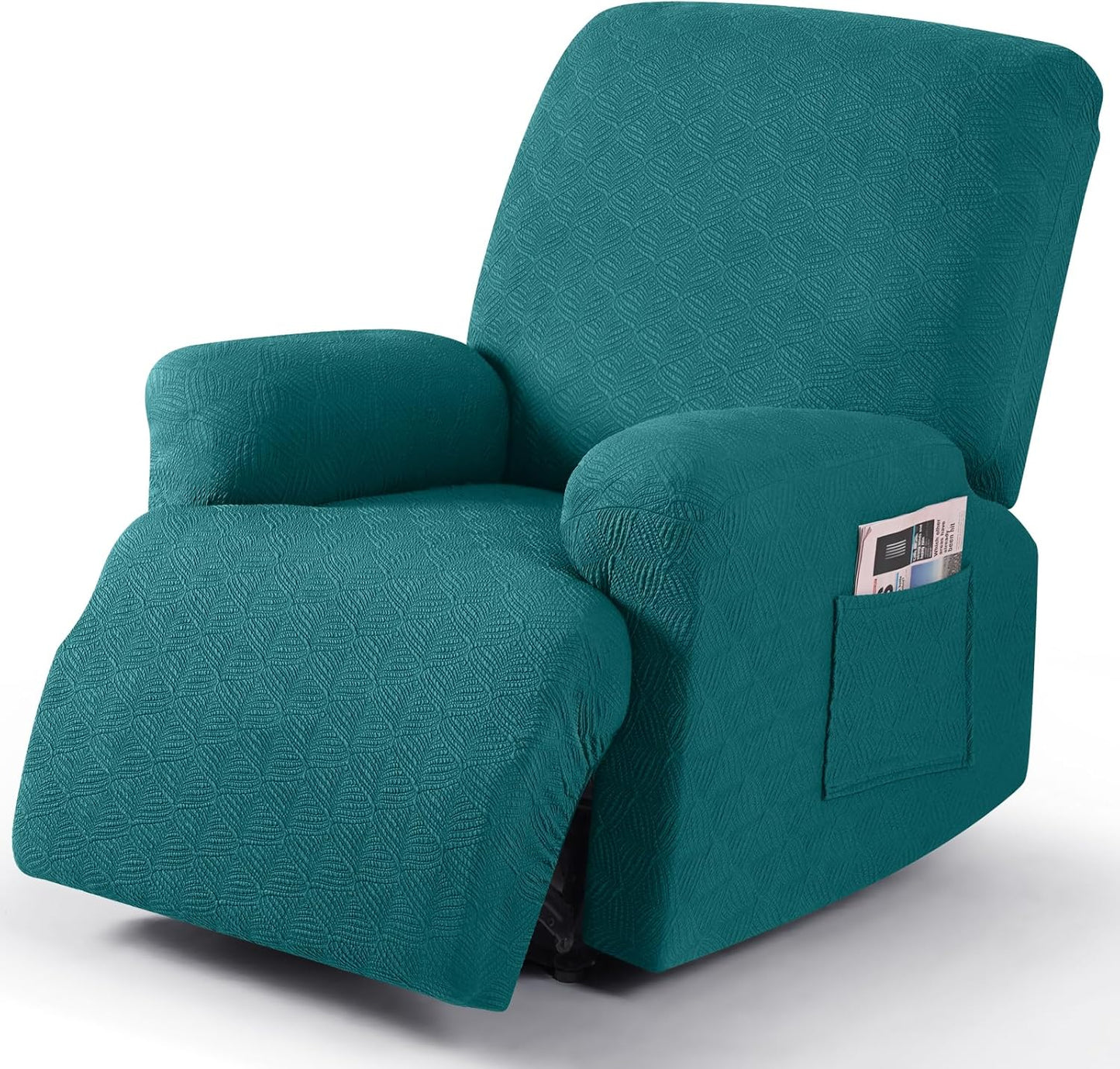 Recliner Covers Recliner Chair Covers Reclining Couch Covers Sofa Slipcovers Stretch Soft Washable (Single-Seater, Cream)