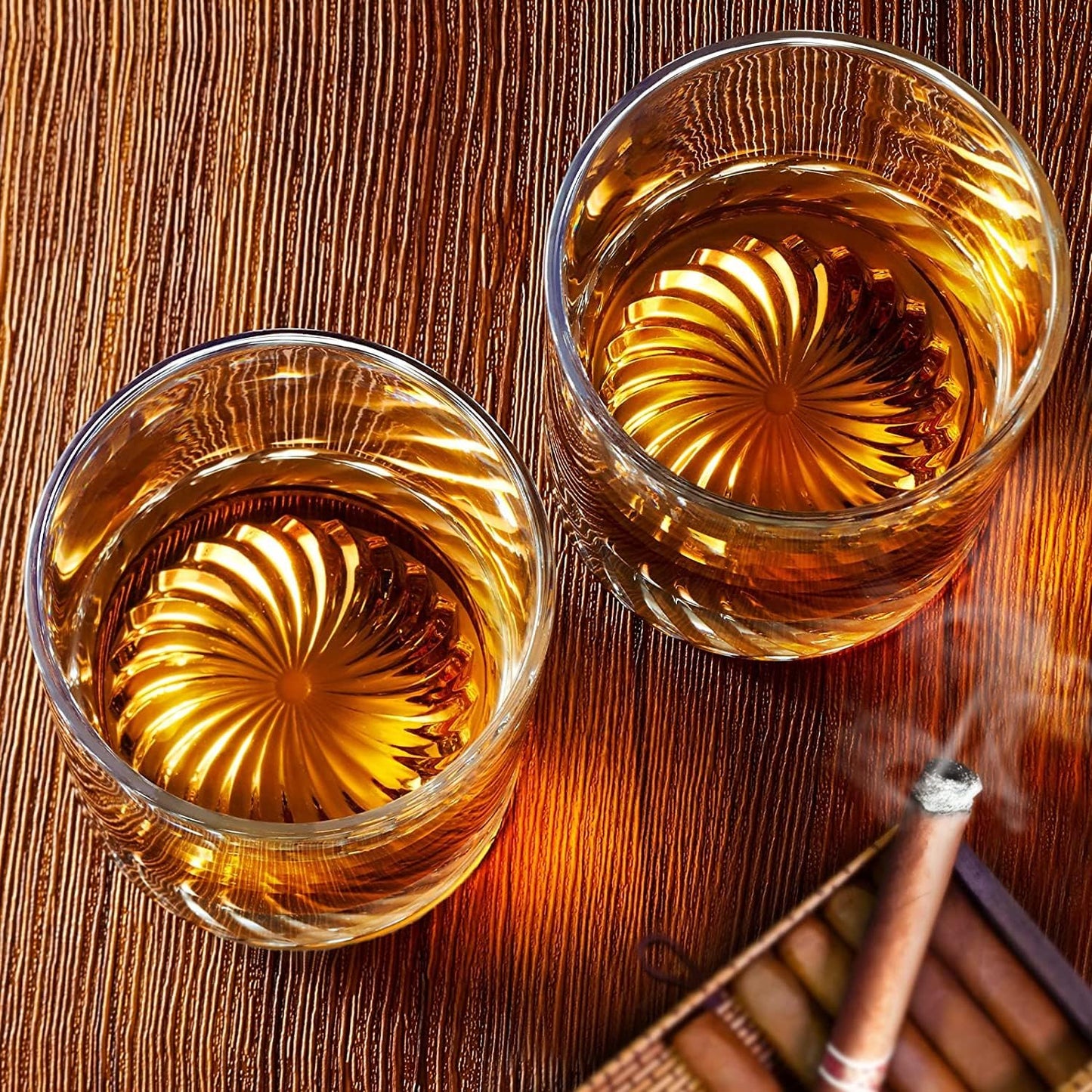 Whiskey Glasses Old Fashioned Glasses Set of 6 12oz Rocks Glasses Gift for Men Women Drinking Bourbon Scotch Cocktails Rum Cognac Vodka at Home Bar