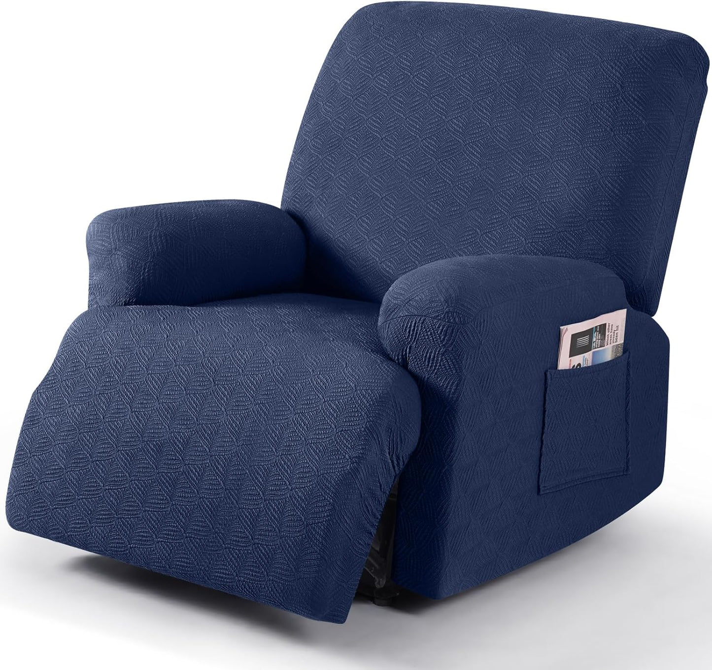 Recliner Covers Recliner Chair Covers Reclining Couch Covers Sofa Slipcovers Stretch Soft Washable (Single-Seater, Cream)