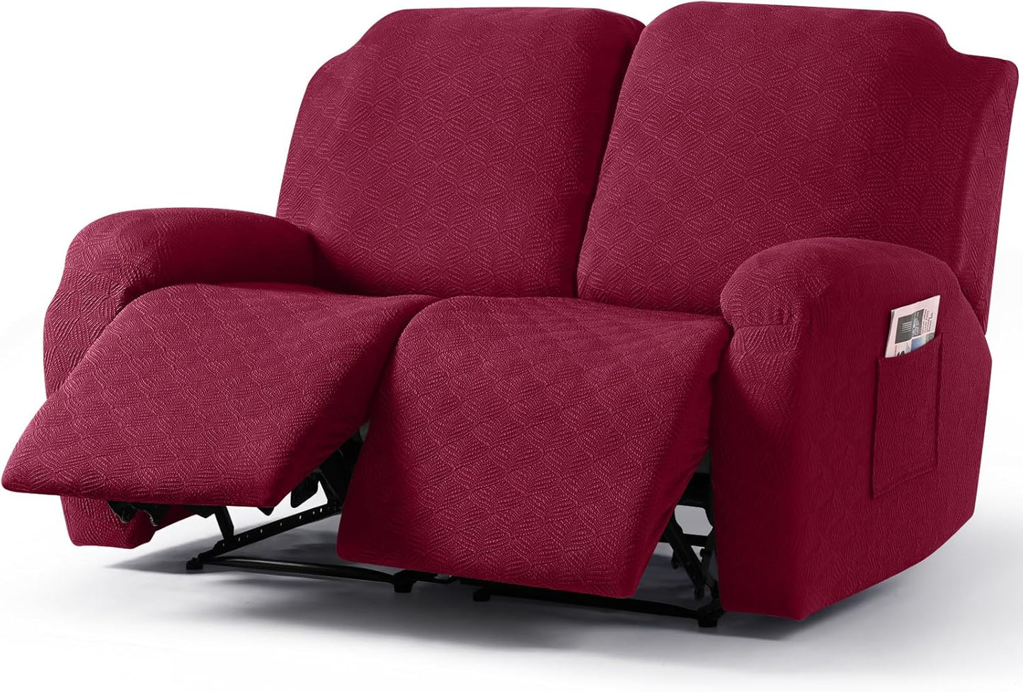 Recliner Covers Recliner Chair Covers Reclining Couch Covers Sofa Slipcovers Stretch Soft Washable (Single-Seater, Cream)