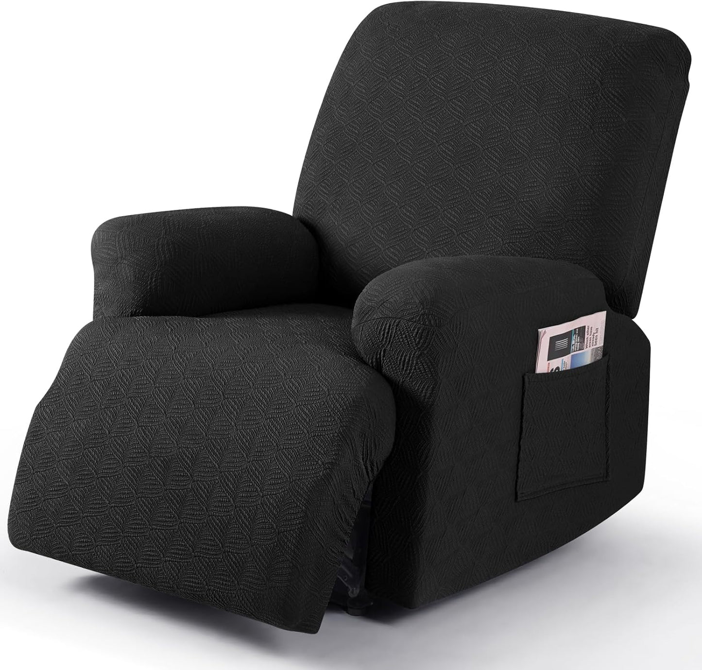 Recliner Covers Recliner Chair Covers Reclining Couch Covers Sofa Slipcovers Stretch Soft Washable (Single-Seater, Cream)
