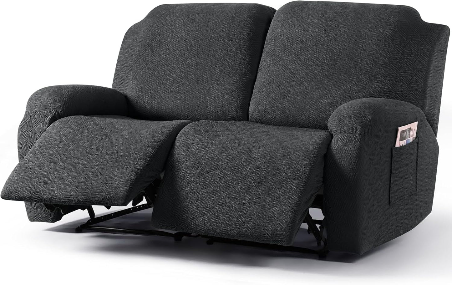 Recliner Covers Recliner Chair Covers Reclining Couch Covers Sofa Slipcovers Stretch Soft Washable (Single-Seater, Cream)