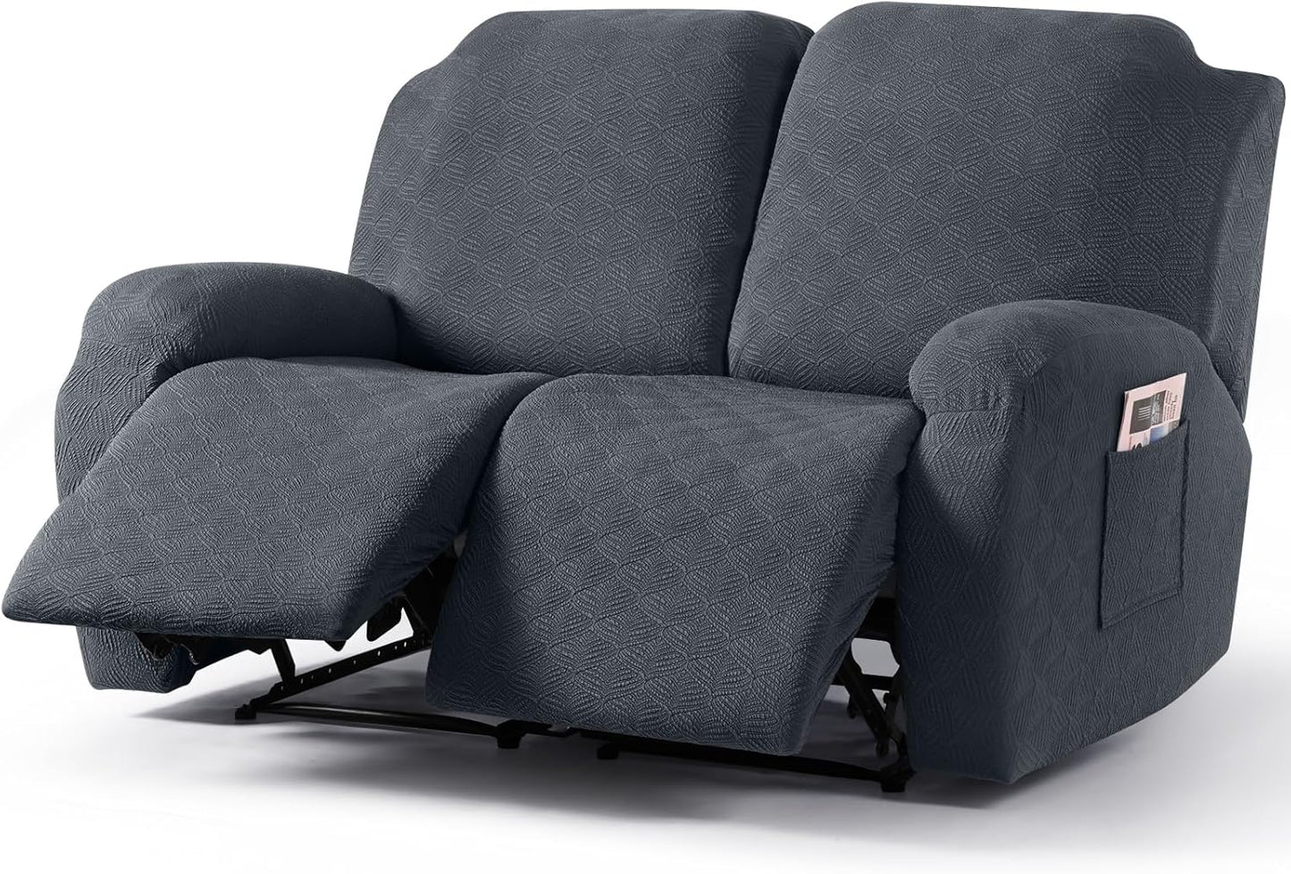 Recliner Covers Recliner Chair Covers Reclining Couch Covers Sofa Slipcovers Stretch Soft Washable (Single-Seater, Cream)