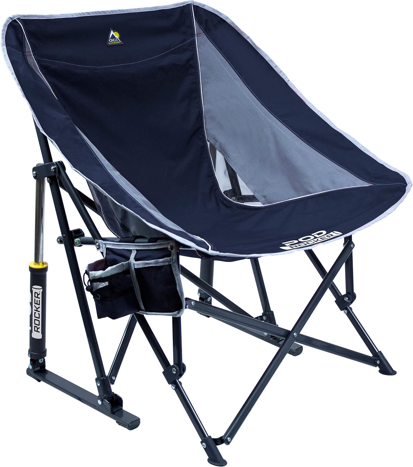 Outdoor Rocking Chair with SunShade Canopy