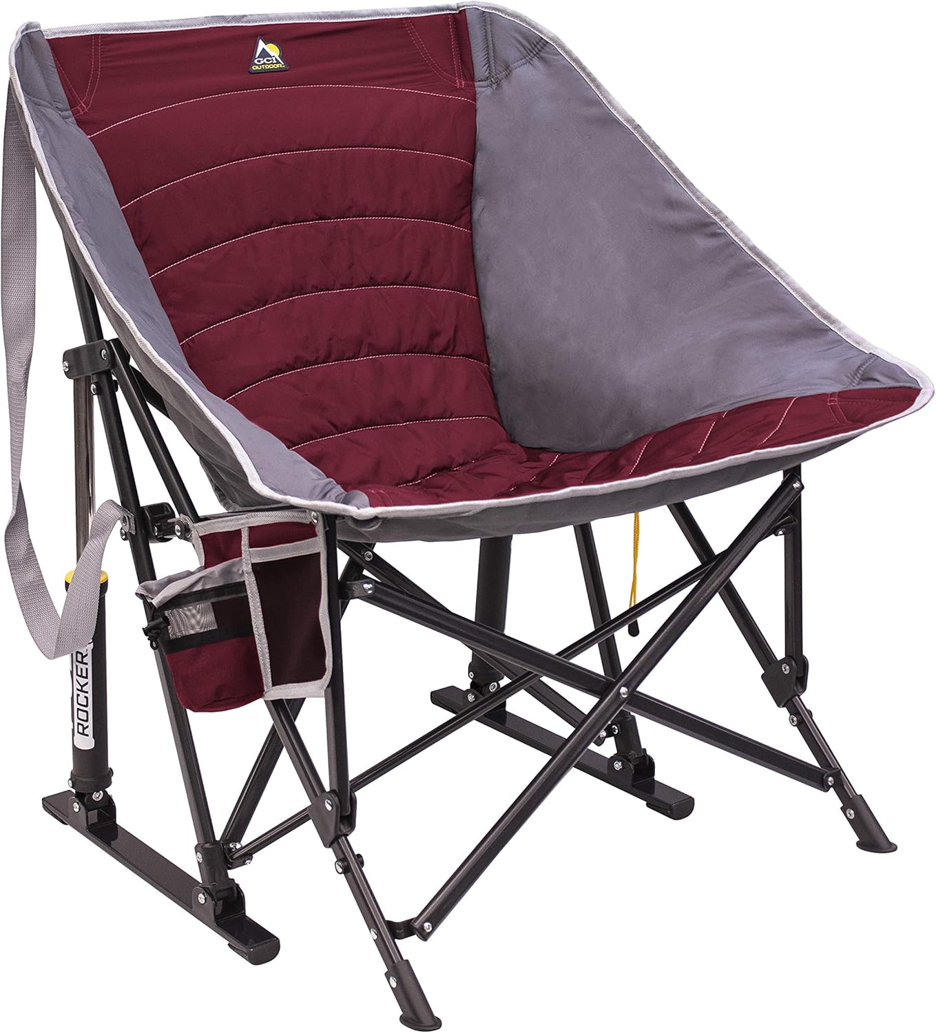 Outdoor Rocking Chair with SunShade Canopy