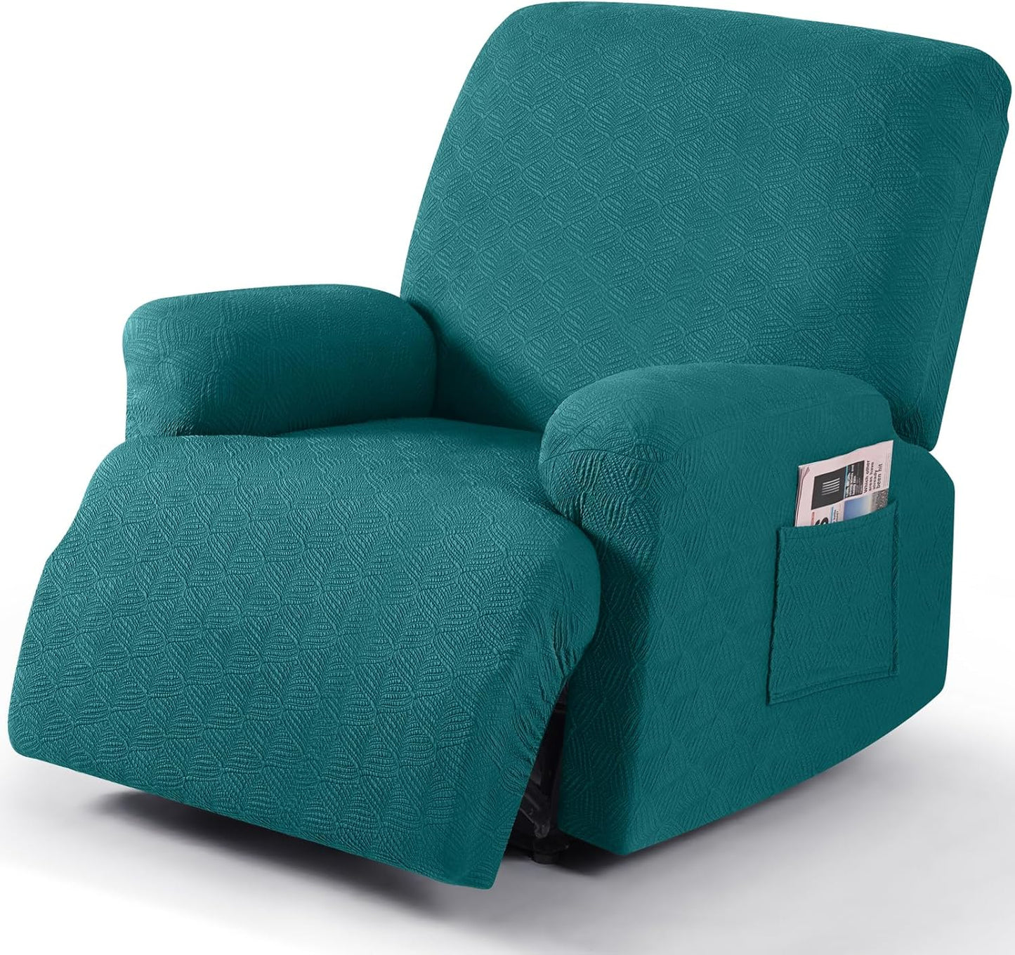 Recliner Covers Recliner Chair Covers Reclining Couch Covers Sofa Slipcovers Stretch Soft Washable (Single-Seater, Cream)
