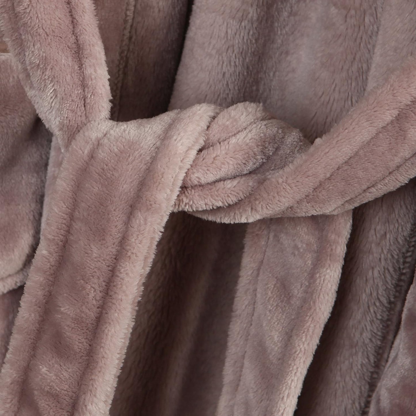 Women's Plush Soft Warm Fleece Bathrobe Robe