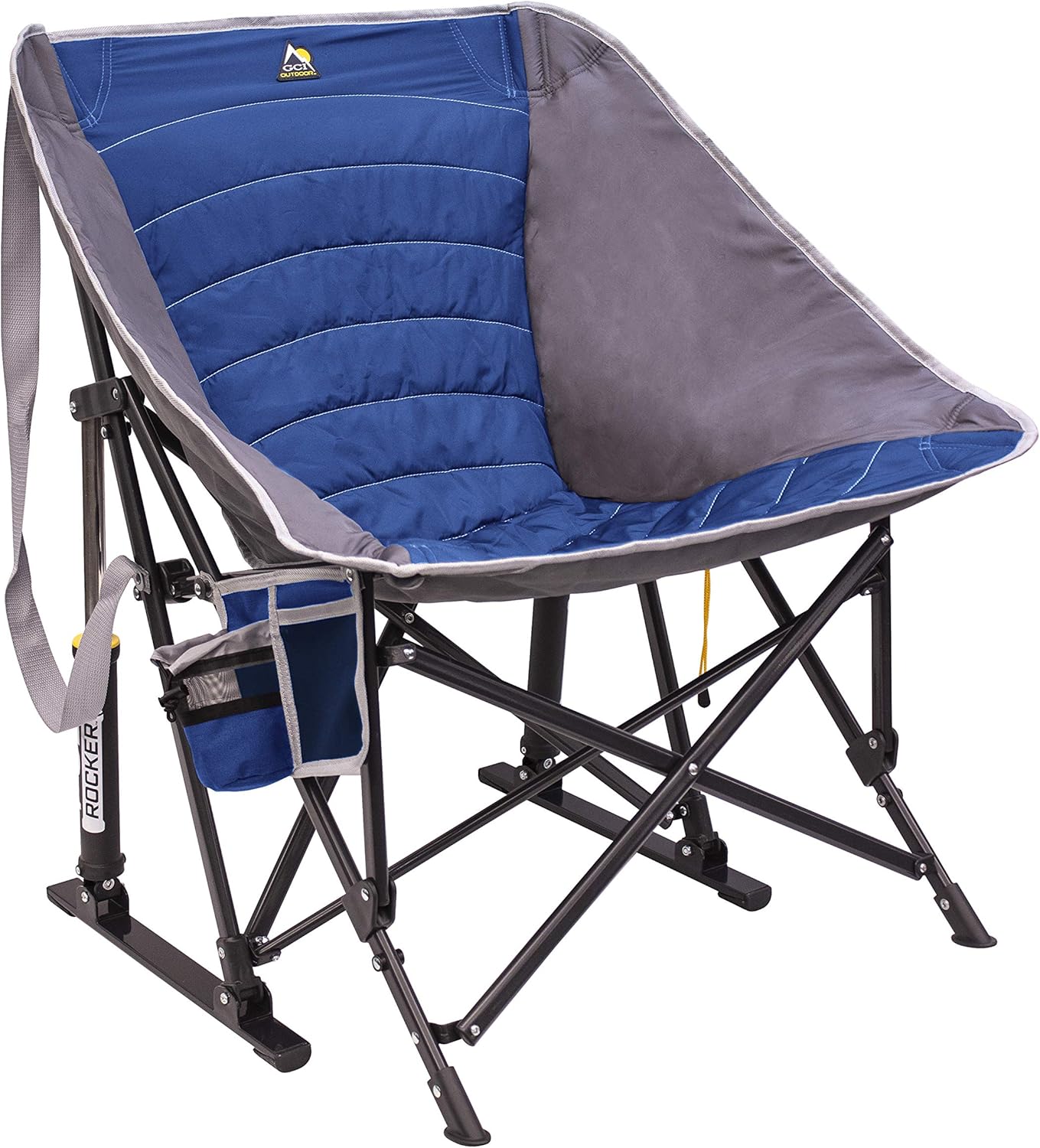 Outdoor Rocking Chair with SunShade Canopy